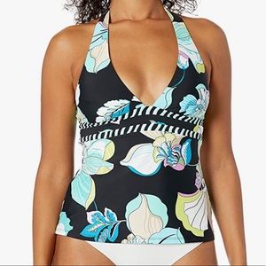 Trina Turk Halter Tankini Swimsuit